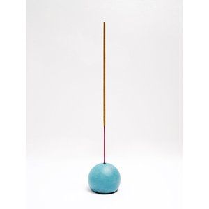 NEW Blue CONCRETE/Stone Incense Holder/Stand Minimalist Modern Industrial
